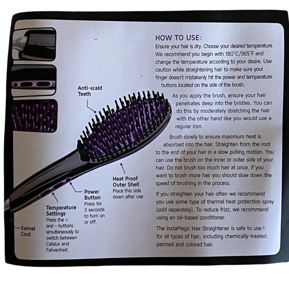 Hair Straightener INSTAMAGIC  NEW - Picture 8 of 8